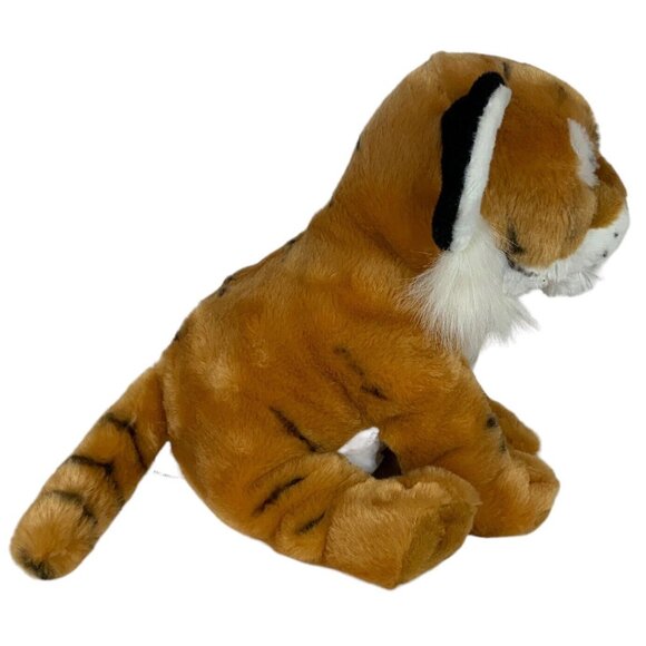 Wild Republic Cuddlekins Tiger Cub Plush 12 inch Stuffed Animal Toy Blue Eyes - Picture 4 of 9